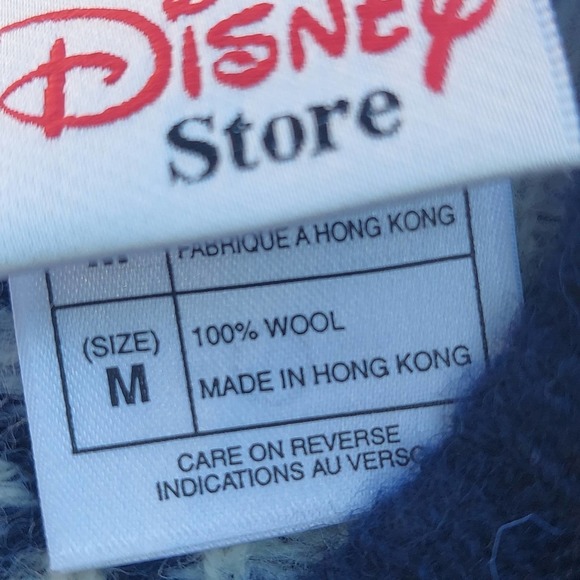 Adventure ahead Best Brand Disney Store Wool SKI sweater Goofy Donald & Mickey - Picture 9 of 9